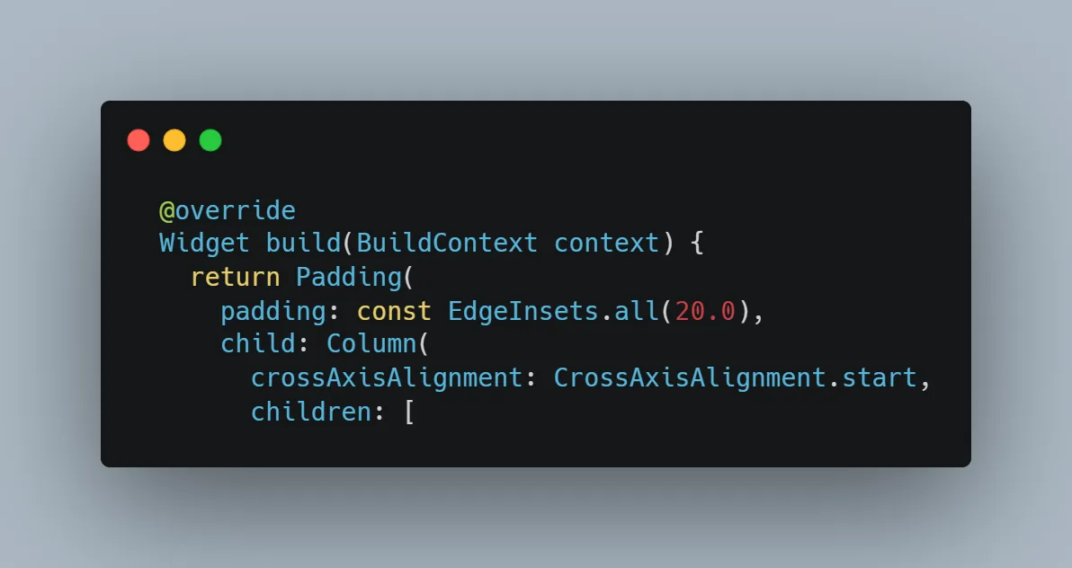 Screenshot build method