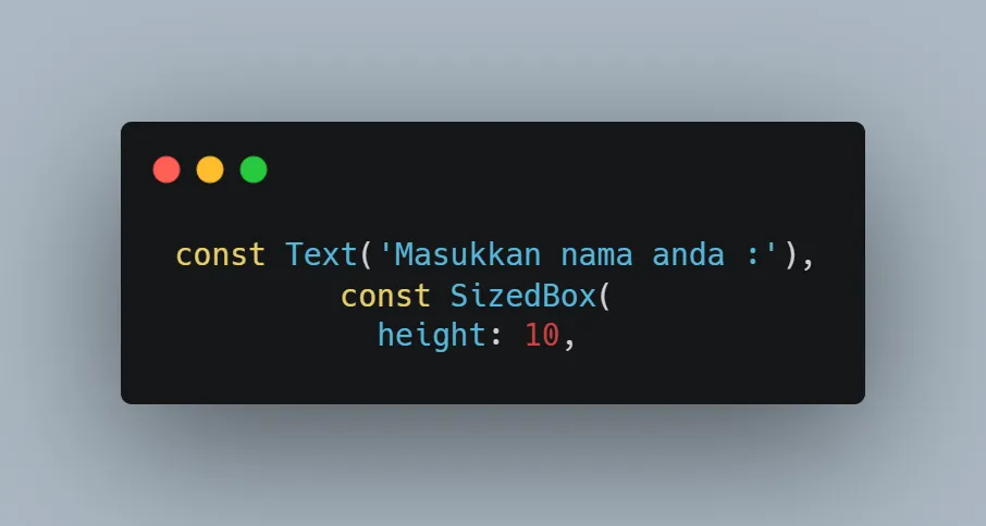 Screenshot Text label