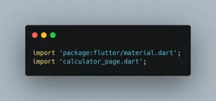 Screenshot Import package